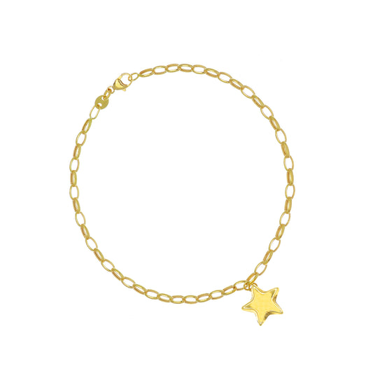 Star Bracelet in Real Gold 