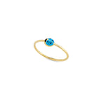 Ladybug ring in Real Gold
