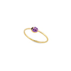 Ladybug ring in Real Gold