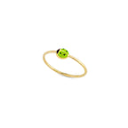 Ladybug ring in Real Gold