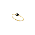 Ladybug ring in Real Gold