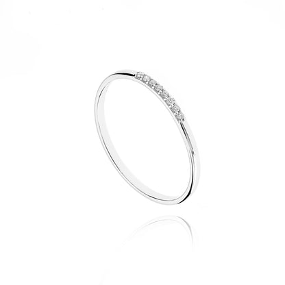 Linea d'Oro Ring with 100% Natural Diamonds P.Ct 4