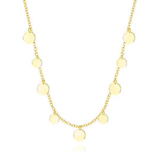 Collana Cerchio d'Oro Vero