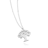 Collana Albero della Vita d'Oro Vero e Zirconi