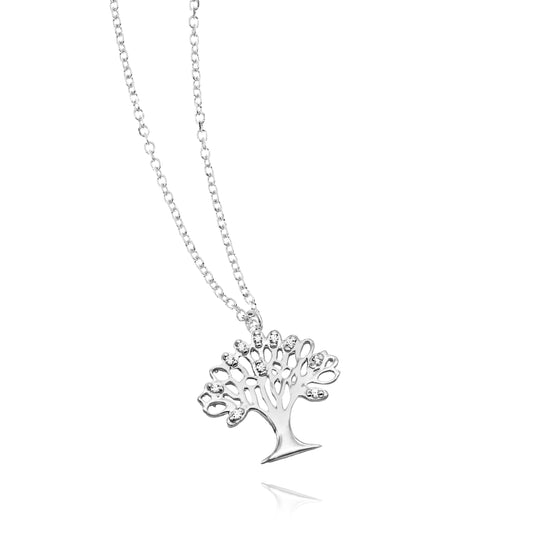 Collana Albero della Vita d'Oro Vero e Zirconi