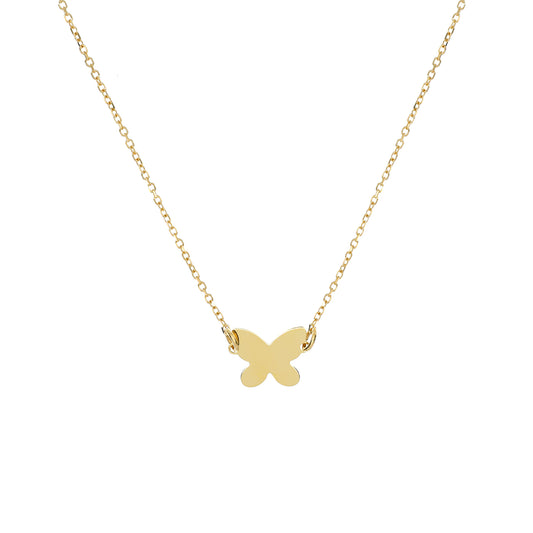 Collana Farfalla d'Oro Vero