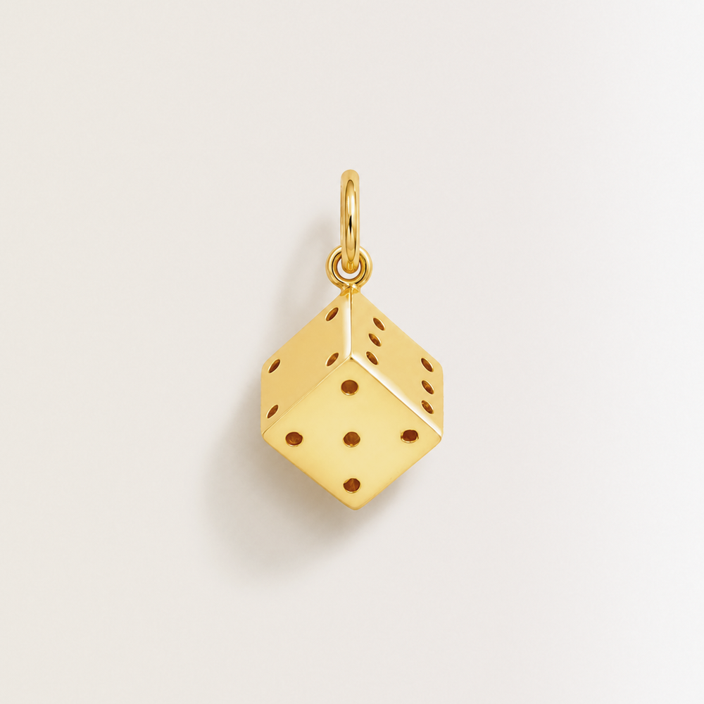 Charm Dado in Oro