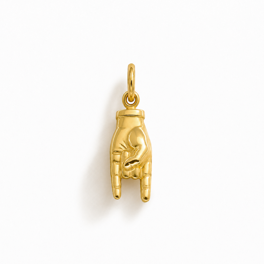 Charm Cuernos de la Suerte de Oro