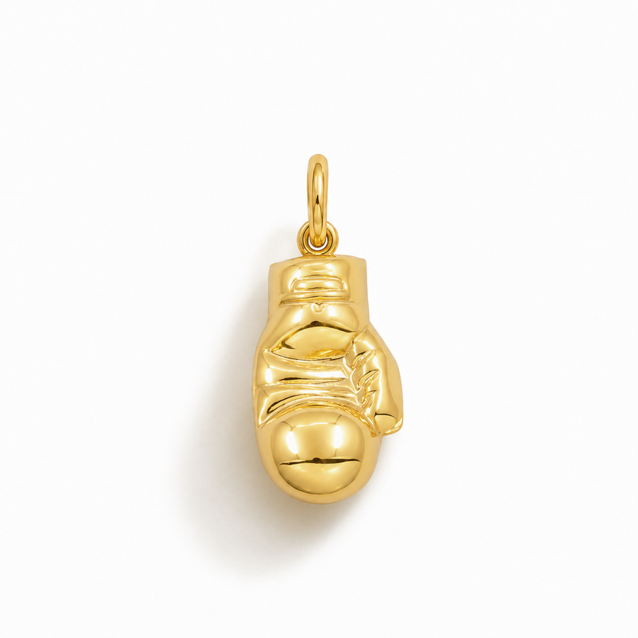 Charm Guantone da Boxe in Oro