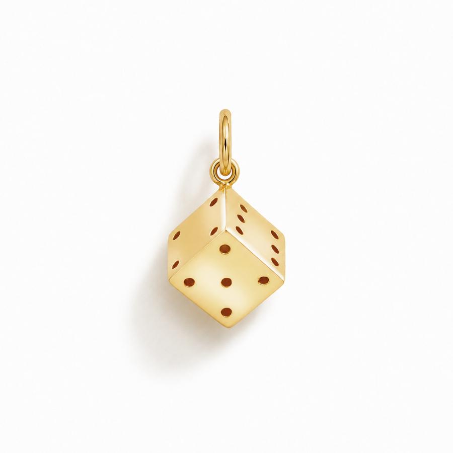 Charm Dado in Oro