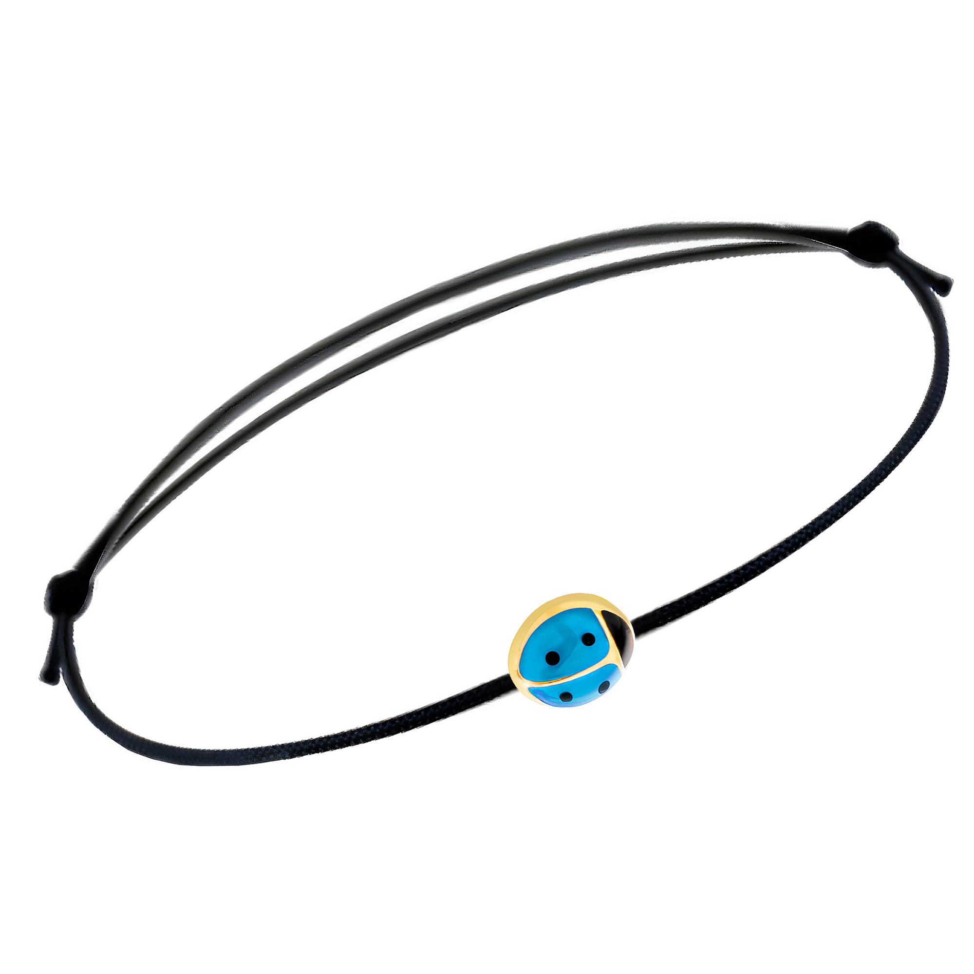 Bracciale Coccinella con cordino
