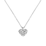 Real Gold Heart Necklace with 100% Natural Diamonds P.Ct 4