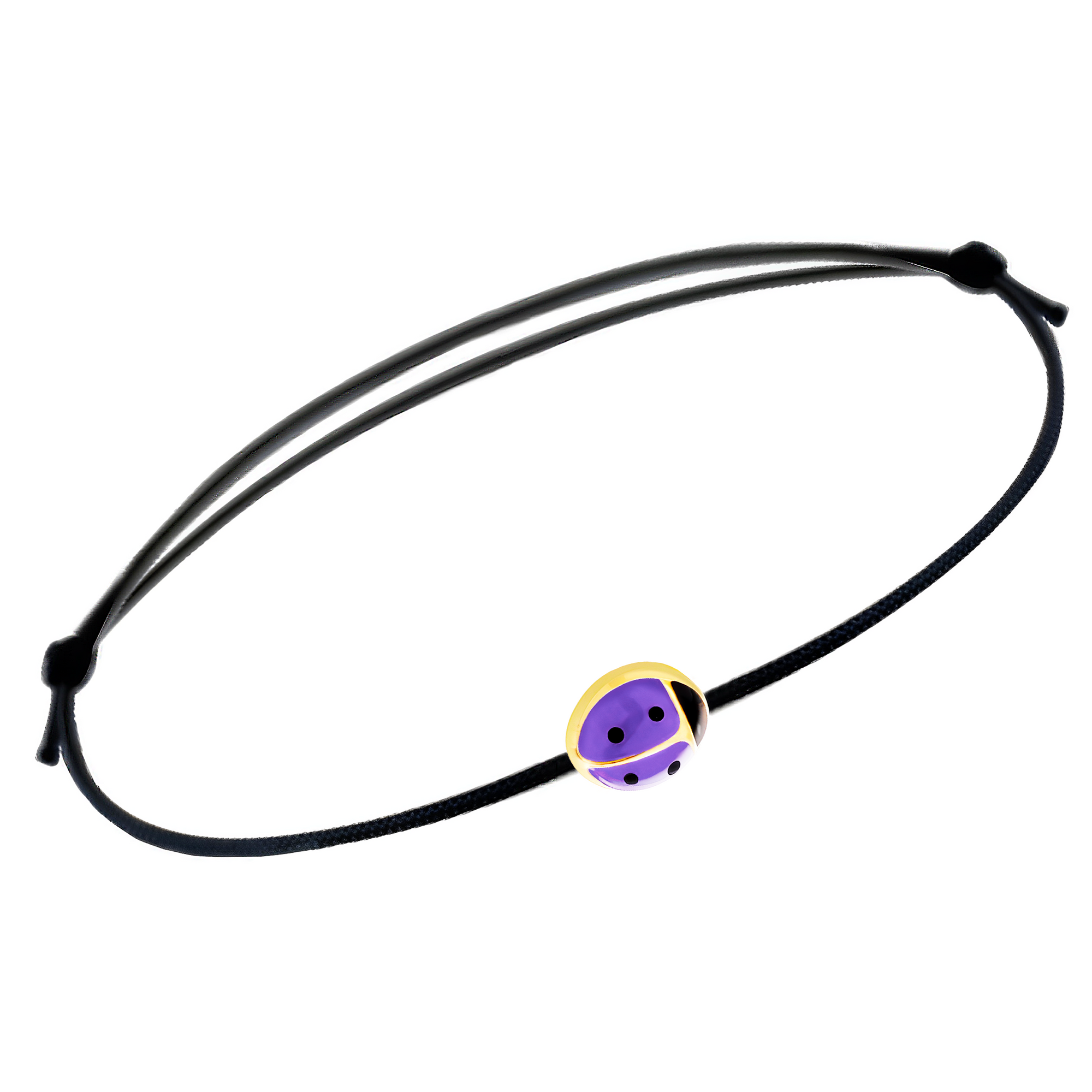 Bracciale Coccinella con cordino