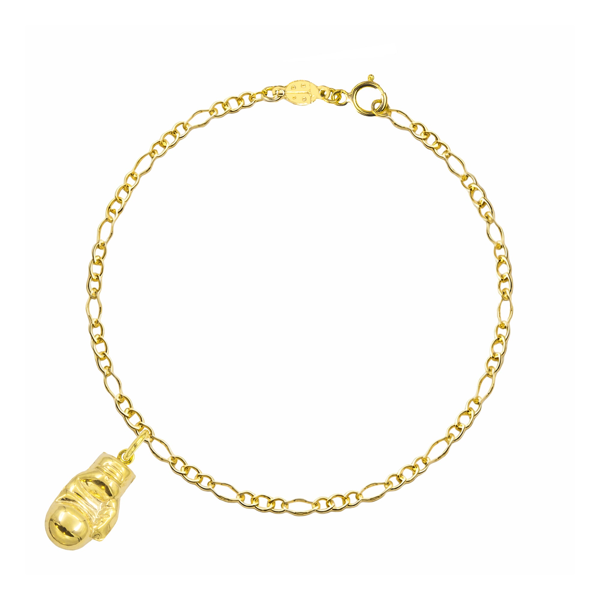 Charm Pugile in Oro