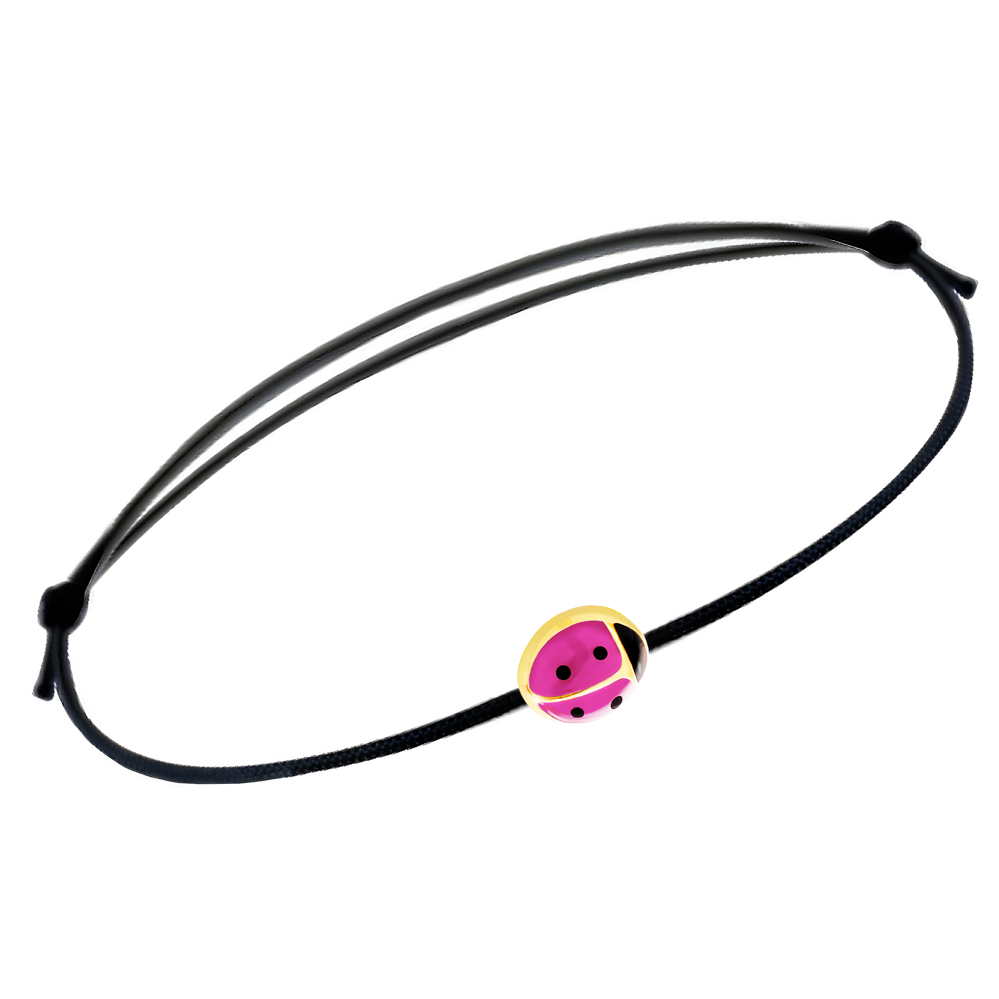 Bracciale Coccinella con cordino