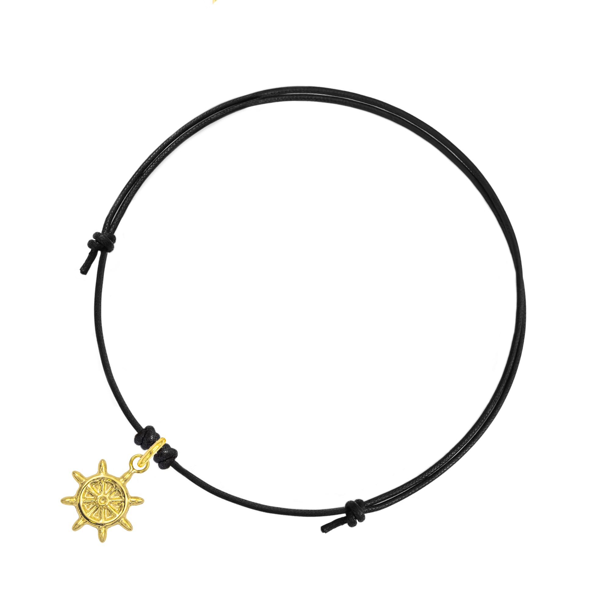 Bracciale Cordino Timone in Oro