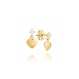 Orecchini Cuore d'Oro Vero