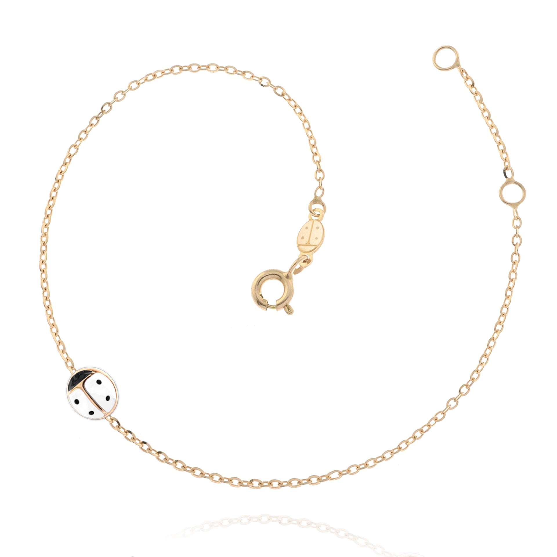 Bracciale Coccinella d'Oro Vero