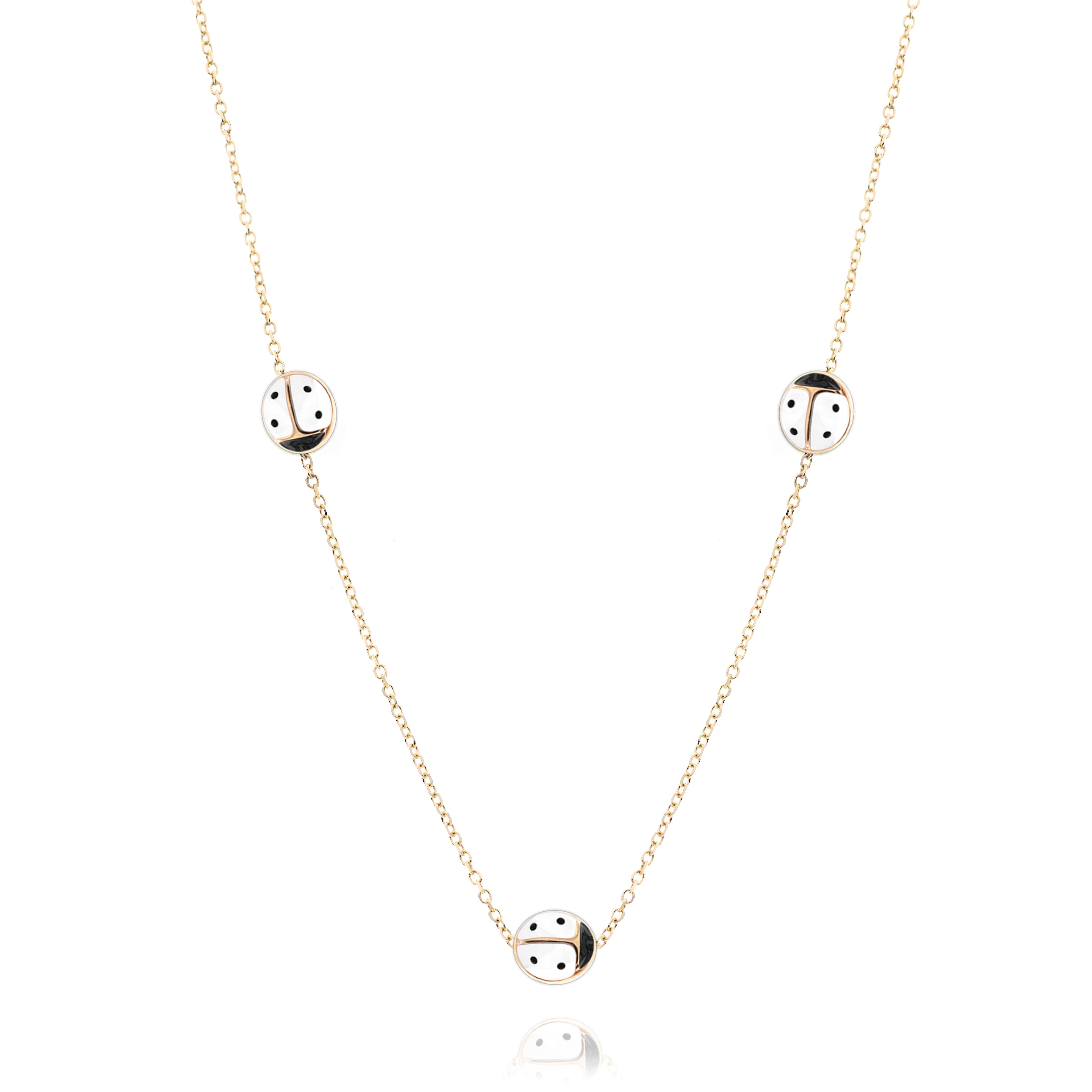 Real Gold Coccinelle Necklace