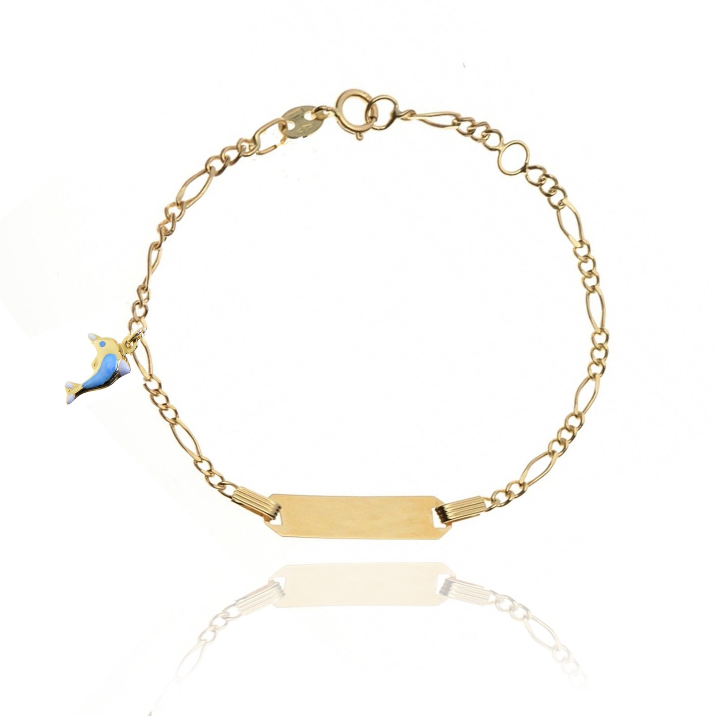 Dolphin Bracelet in Real Gold 
