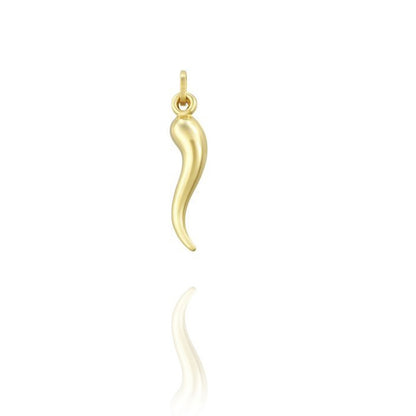Croissant Pendant in Real Gold 