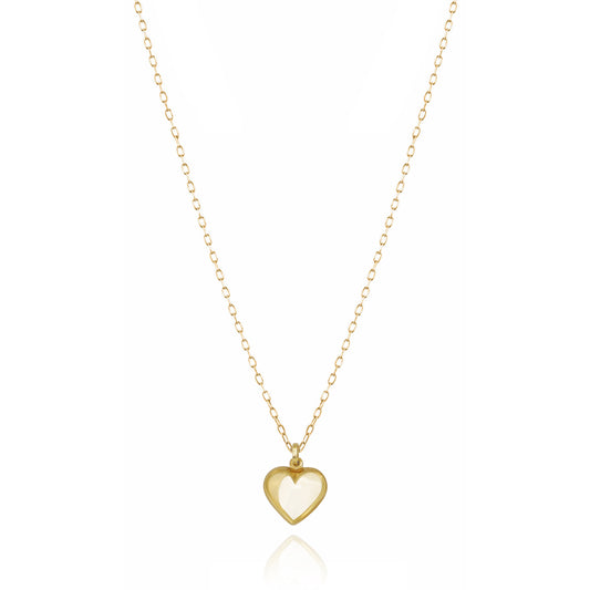 Heart Necklace in Real Gold 