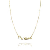 Real Gold Name Necklace 
