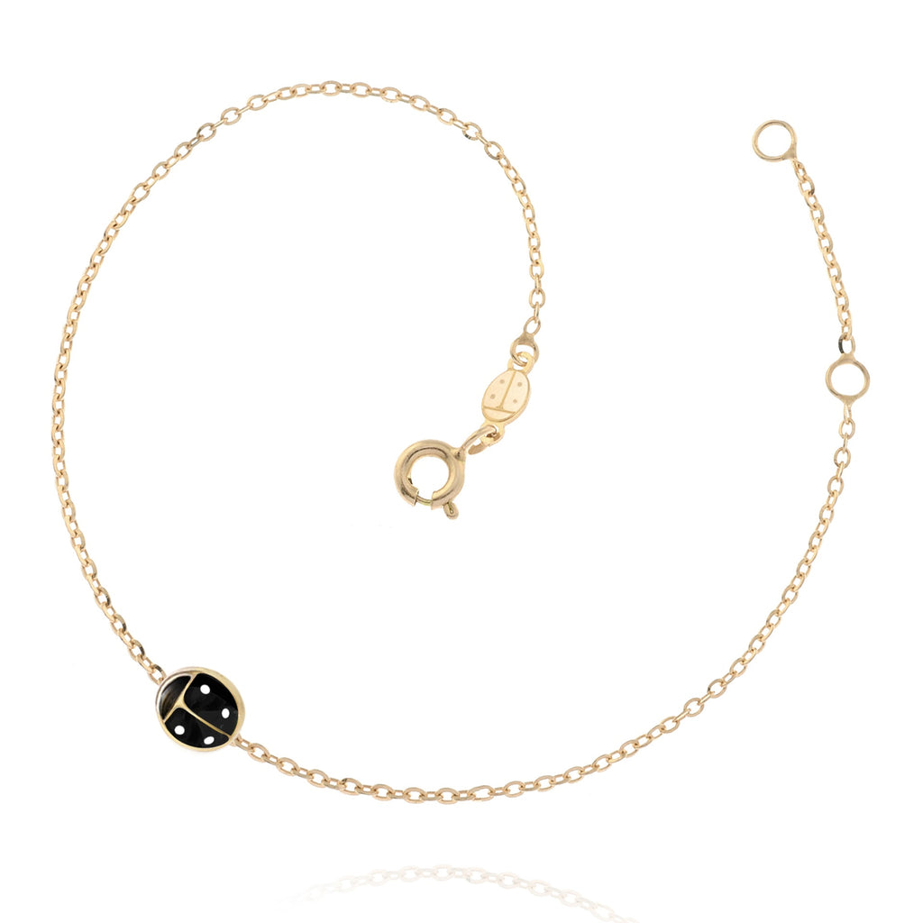 Bracciale Coccinella d'Oro Vero