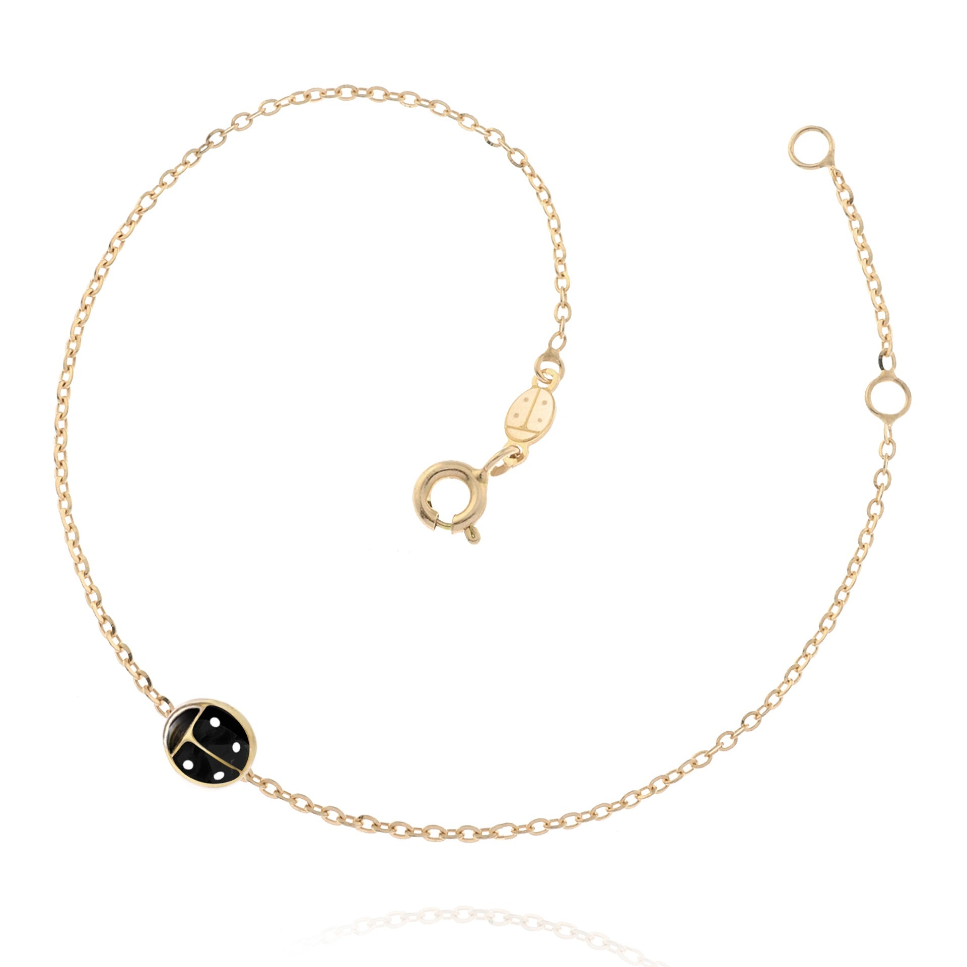 Bracciale Coccinella d'Oro Vero