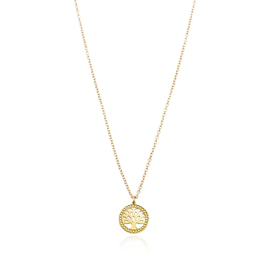 Tree of Life Necklace in Real Gold 