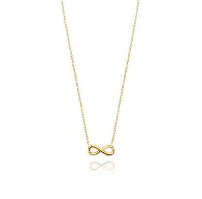 Infinity Necklace in Real Gold 