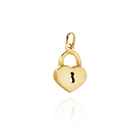 Heart Pendant in Real Gold 